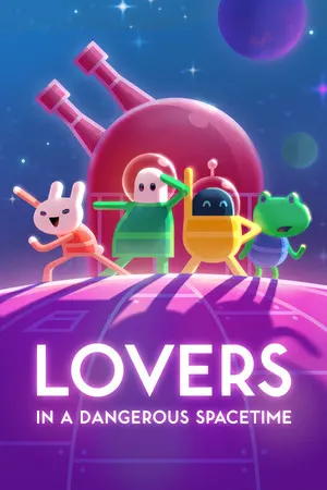 Lovers in a Dangerous Spacetime Cover