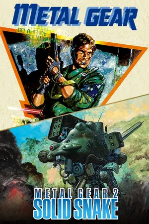METAL GEAR & METAL GEAR 2: Solid Snake cover art